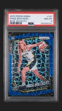 2025 Panini Prizm WNBA Paige Bueckers Blue Velocity RC #147 PSA 8 Dallas Wings