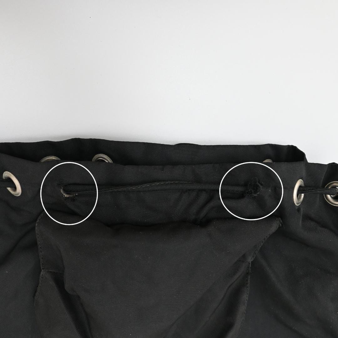 PRADA backpack triangular logo black From Japan P… - image 19