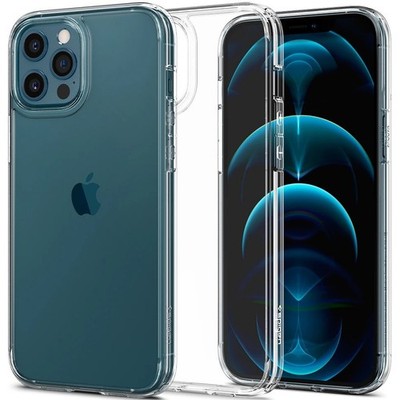 Schutzhülle Spigen Ultra Hybrid für iPhone 12 Pro Max transparent Case, Hülle