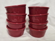 Chantal Cook and Serve Red Ramekins 1/2 Cup Set of 8
