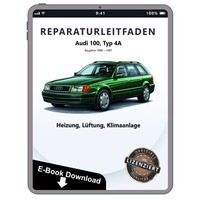 Audi 100 4A 1990-1997 Heizung BelüFtung Klimaanlage Werkstatthandbuch PDF Datei