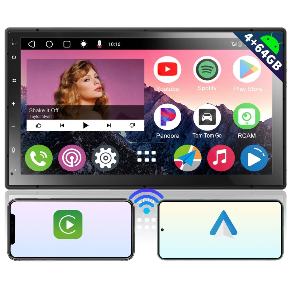 ATOTO A6 7" Android Autoradio GPS Navi 2 DIN 4+64GB 1280 * 720 QLED ChatGPT-AI - Bild 2 von 4