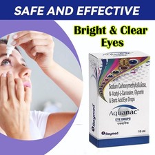 NAC Eye Drops, N-Acetyl-Carnosine Eye Drops - 10 ml Free Shipping