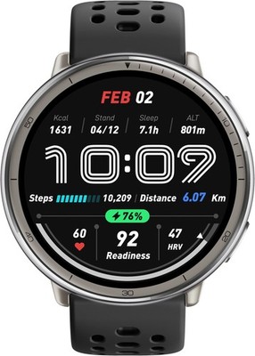 AMAZFIT Active 2 (Round) 1.32'' Smartwatch AMOLED 353 ppi Digital B-WARE