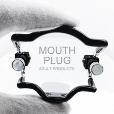 Adjustable Mouth Plug Couples Games Oral Ball Dilator Gag Cosplay Restraint NEW