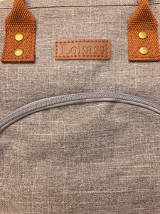 NWT Lokass Gray Lunch Tote  Bag Insulated Modern Stylish