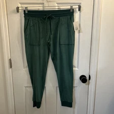 NWT Stars Above Women's M Green Lounge Sleep Jogger Pants Soft Cozy Comfy