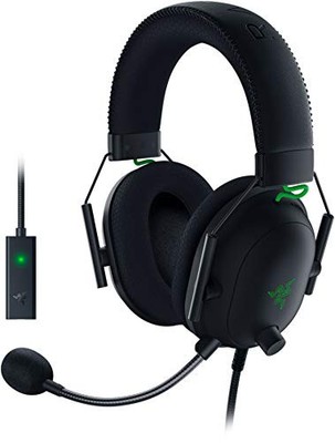 Razer BLACKSHARK V2 Gaming Head Set USB 3.5mm Analog THX 7.1ch Titanium Court