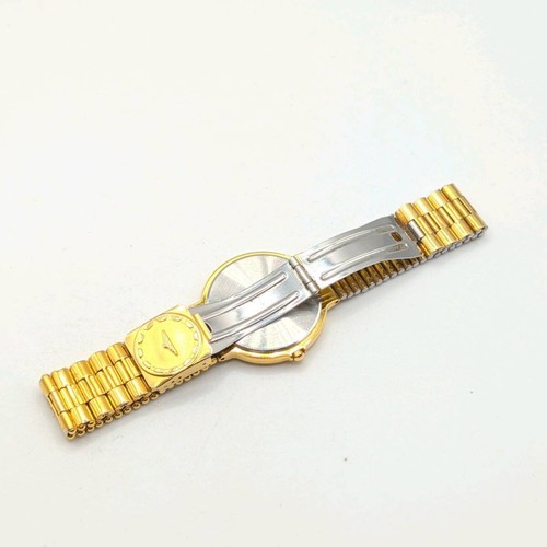 Longines Conquest Quartz Ladies Dress Watch Gold Dial Vintage Gold Tone Case - Afbeelding 9 van 10
