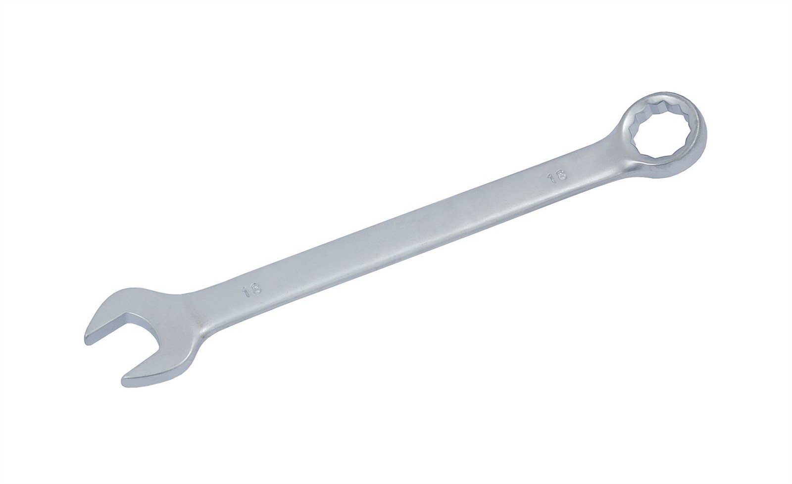 B&Q - Spanner Combination Fixed Head Wrench Open & Closed Ended 18mm - Image 2