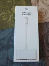 New Apple Lightning to VGA Adapter White MD825AM/A A1439. SD-MI