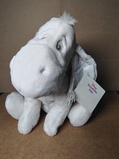 Disney Store EEYORE SNOWFLAKE PALS White Plush Stuffed Animal w/ TAGS 