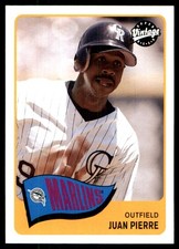 Juan Pierre 2003 Upper Deck Vintage #116 Marlins MLB READ FREE SHIP AutographDen