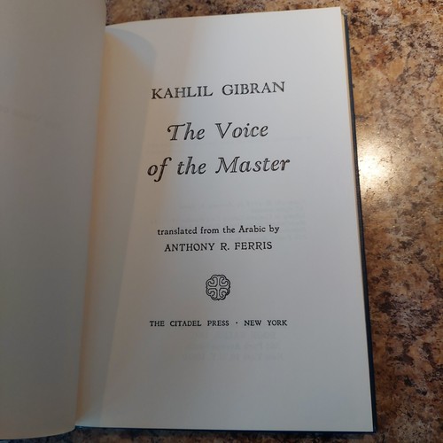 Die Stimme des Meisters von Kahlil Gibran Sondergeschenkausgabe Hardcover 1958 - Bild 5 von 6