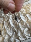 vintage pewter like metal rudolph reindeer christmas holiday earrings old stock — photo 8