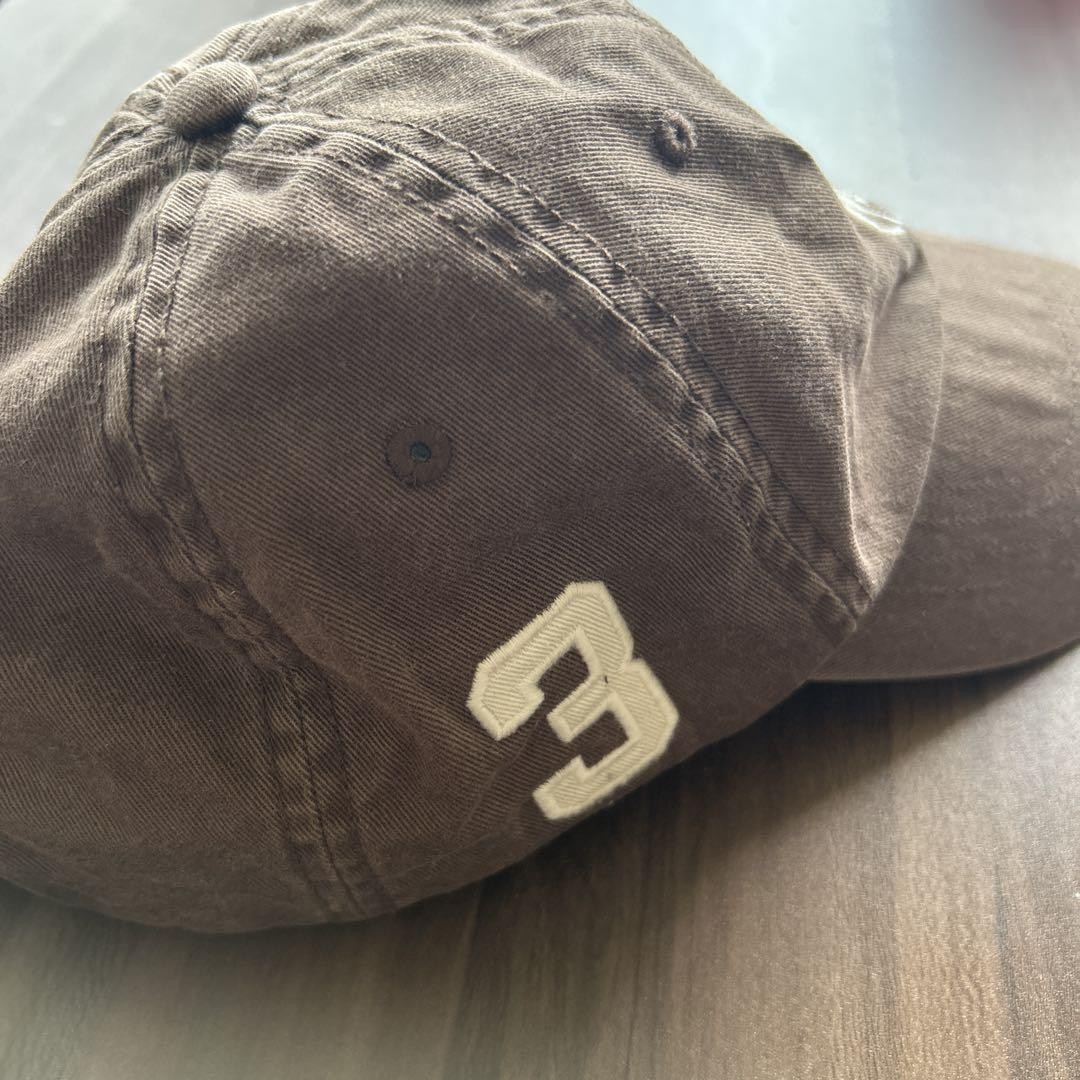 POLO Ralph Lauren berretto pony grande logo marrone n.3