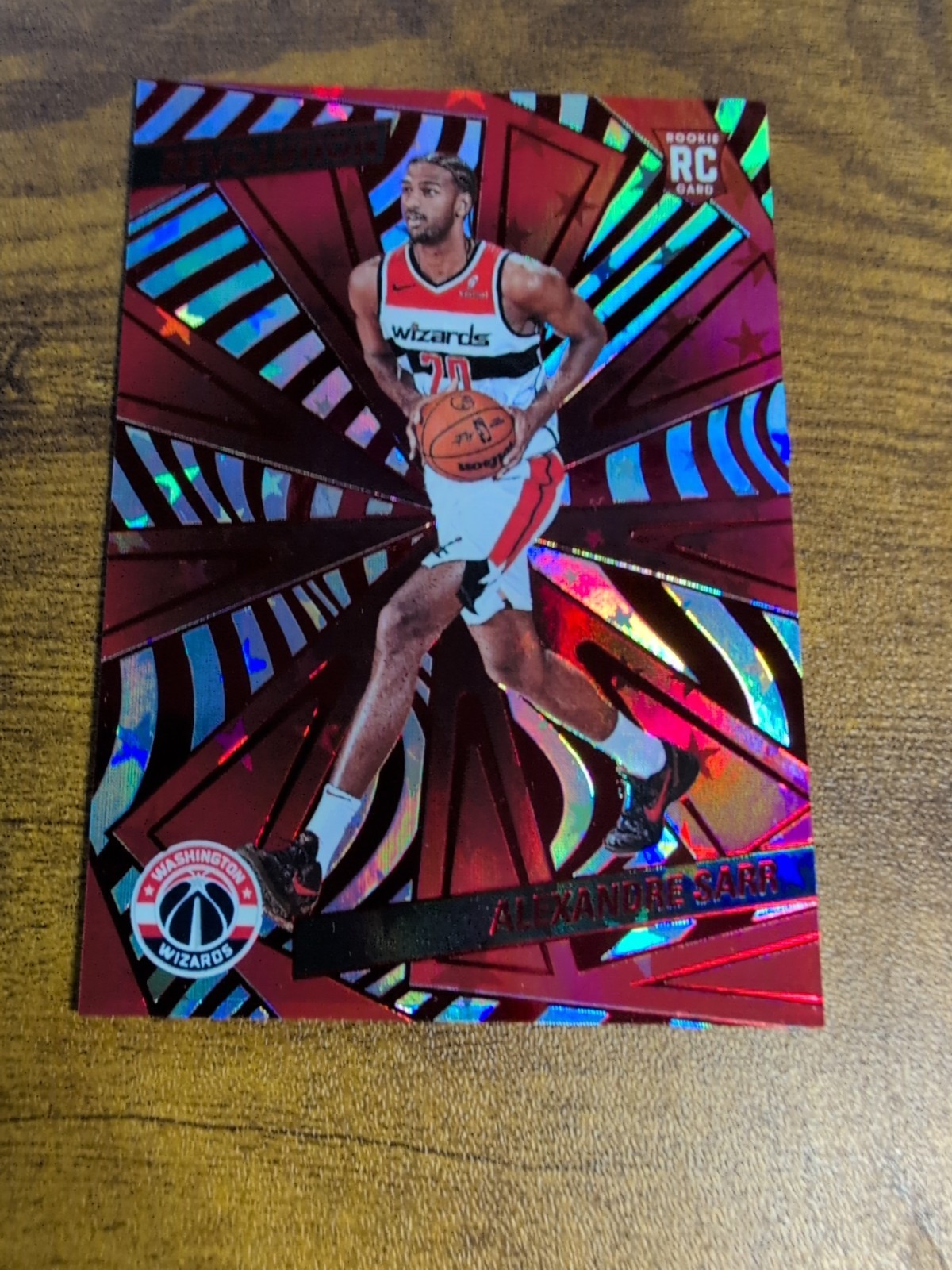 2024-25 Panini Revolution - Rookies Alexandre Sarr #106 Red Astro 20/299 (RC)