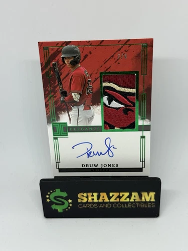 2024 Impeccable Baseball Druw Jones 3/4 Rookie Patch Auto EPJ-DJ Sickest Patch!!