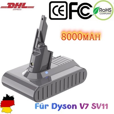 Für Dyson V7 8000mAh Li-Ion Akku Animal Trigger Motorhead Absolute Staubsauger
