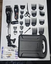 Wahl Cordless Chrome Pro Hair Clipper & Trimmer Set for Men.