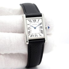 Cartier WSTA0135 Tank Must Small Quartz with Silver Dial