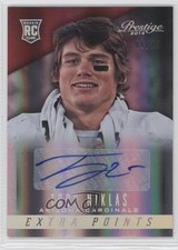 2014 Prestige Extra Points Holo Silver Signatures 6/25 Troy Niklas #296 Auto 0f6