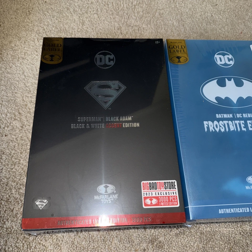 NUEVO LOTE BBTS MCFARLANE DC MULTIVERSE BATMAN/SUPERMAN FROSTBITE GAMESTOP  Foto 2 de 3