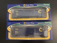 2x ExactRail Chessie System 50’ Box Cars