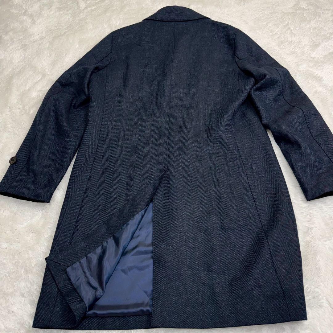 Universal Language Herringbone Wool Cashmere Silk… - image 3