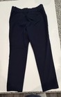 TALBOTS Chatham Size 6 Navy Blue Ankle Pants Cotton Rayon Spandex work  — photo 6