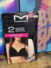 Maidenform Women's 2-Pack Wire-Free Seamless Bralettes