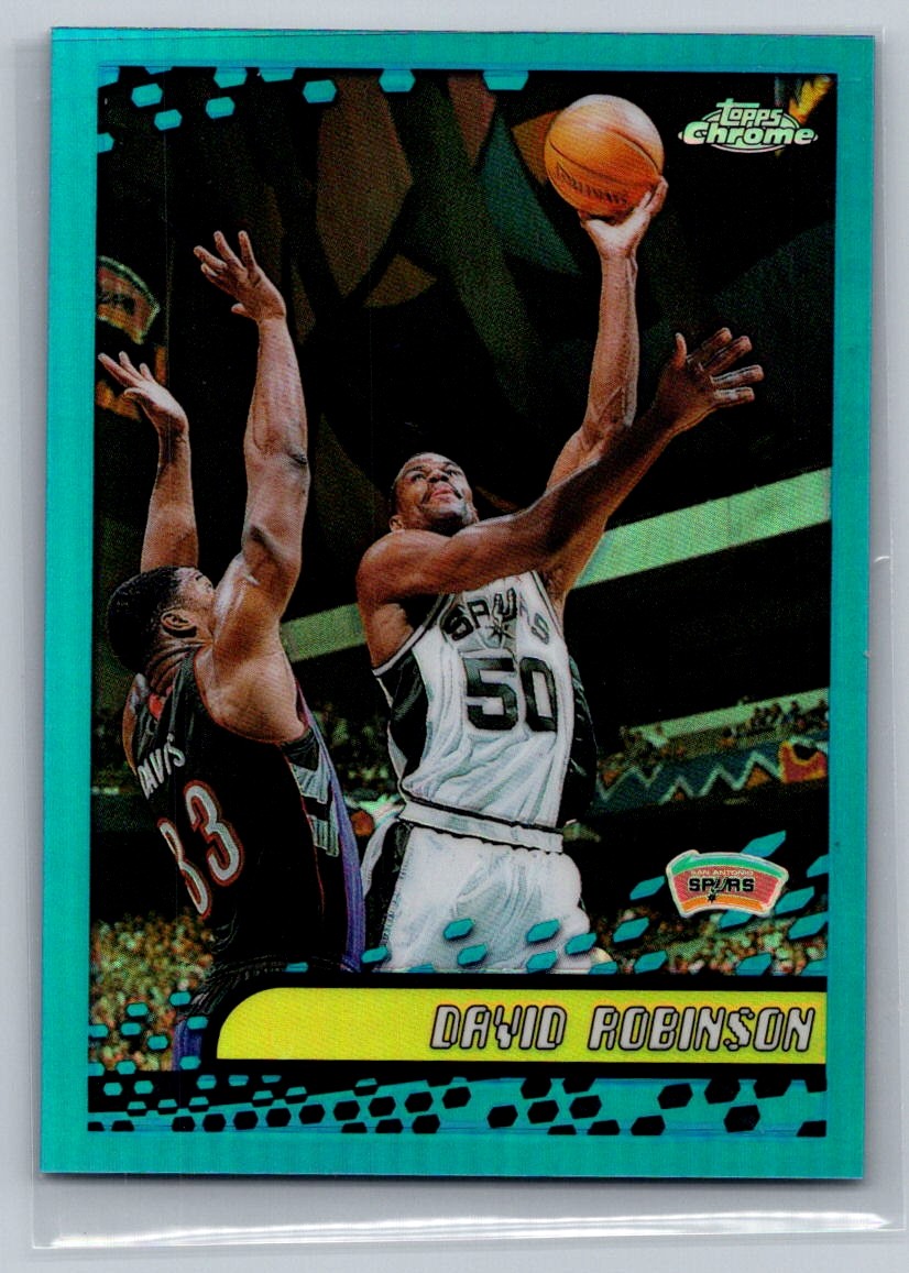 2001-02 Topps Chrome #41 David Robinson Refractors