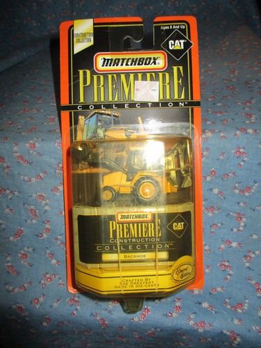 NOC Matchbox Premiere Collection CAT Backhoe Limited Edition 36298