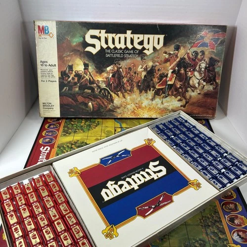 Stratego Strategy Board Game - Vintage 1986 Milton Bradley Missing Instructions