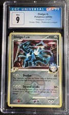 Dialga G 7/127 Pokemon 2009 Reverse Crosshatch Holo CGC 9 Old Blue Label