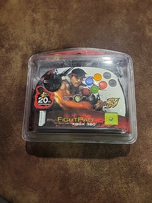 Xbox 360 Wired Controller, Mad Catz Fight Pad Controller, Ryu, Rare