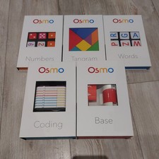 Osmo Genius Kit With Coding, Words, Tangram & Numbers Excellent condition