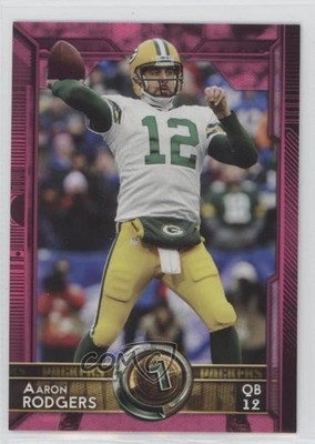 2015 Topps Topp 60 BCA Pink 2/499 Aaron Rodgers #357 04zq
