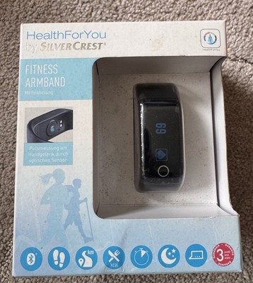 Fitness Uhr Heath for You by Silvercrest Smartwatch Schwarz Bluetooth