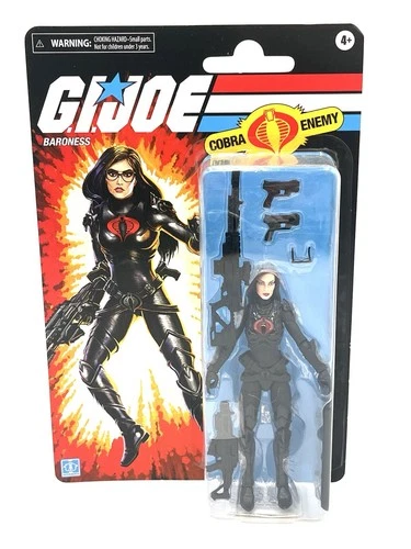 Hasbro G.IJoe Classified Series Retro Collection Cobra Baroness Boxed 6 Inch