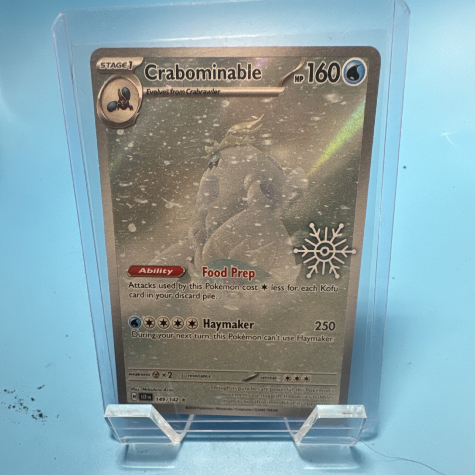 Pokemon Crabominable 149/142 Misc Cards & Products 160 HP Illus Rare Holo ENG