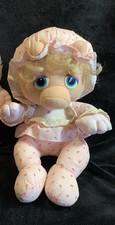 Vintage Baby Miss Piggy Plush Doll Pink Dress Pampers Promo Jim Henson 1980s