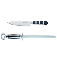 Fr. Dick 1905 Set Kochmesser 15 Cm KüChenmesser Wetzstahl 25 Cm Standardzug Rund