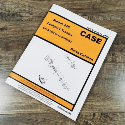 #ad #ad Case 446 Compact Tractor Parts Manual Catalog Schematic S N 9728158 9742953 $24.97