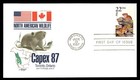 Mayfairstamps Canada FDC 1987 USA frank pika artmaster First Day Cover cca_45215 — photo 1
