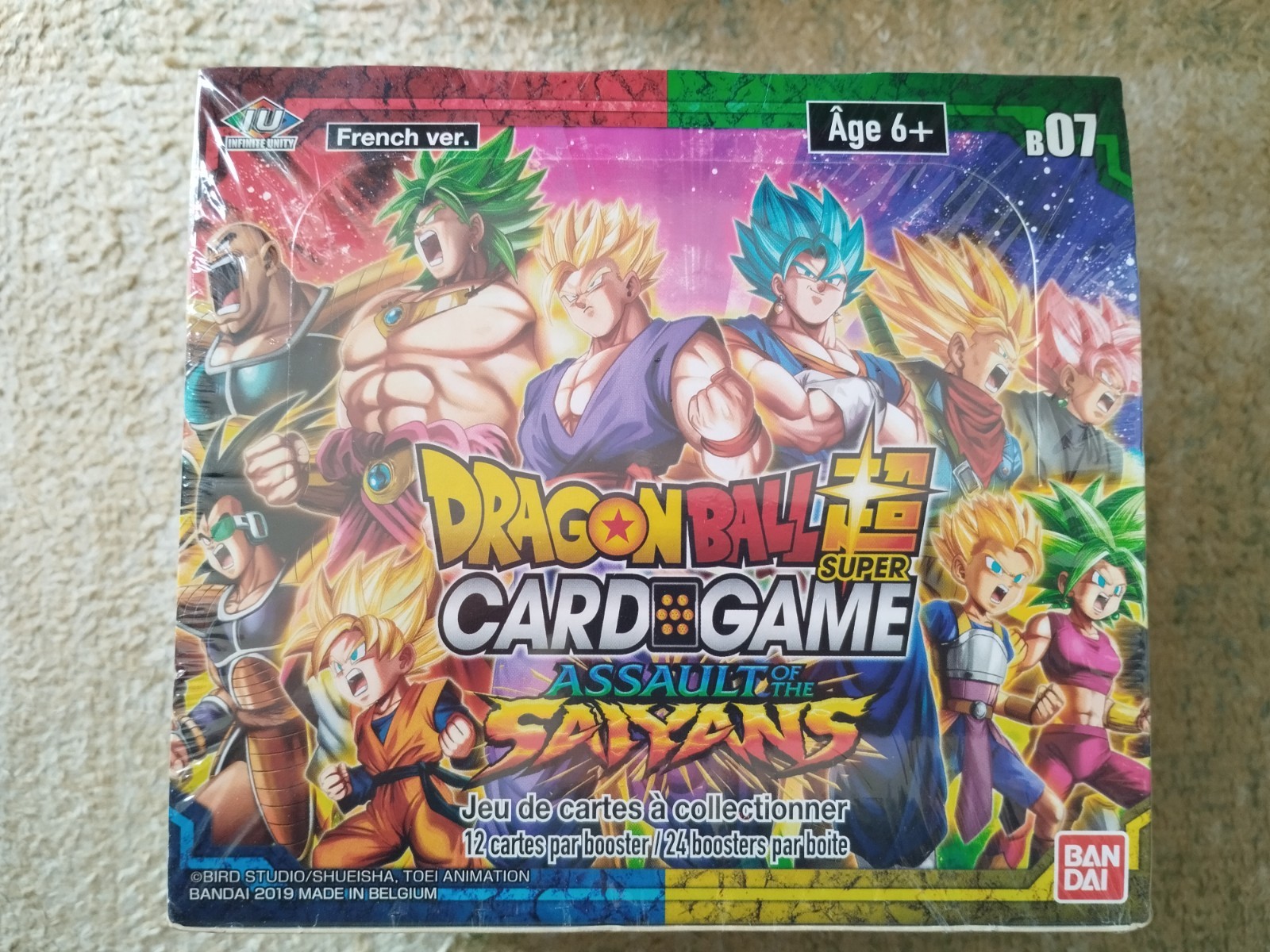 Booster Dragon Ball assault of the saiyans,pieza única de colección.