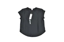 NEW CALIA by Carrie Underwood Renew Women's Tee Black Athletic Fit Size L