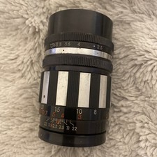 Vintage Spiratone Camera Lens  f 105mm 1:2.5 Japan No. 171136E Rare Free Ship