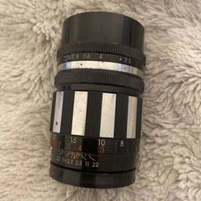 Vintage Spiratone Camera Lens | f=105mm 1:2.5 Japan No. 171136E Rare! Free Ship