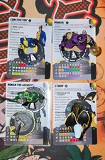 HEROCLIX 4 FIGURE LOT VARIOUS SETS SR #4